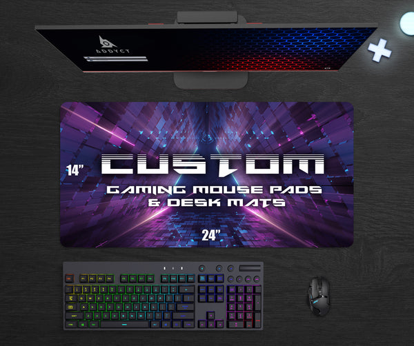 Custom Gaming Mouse Pad XL Extra Large 14x24