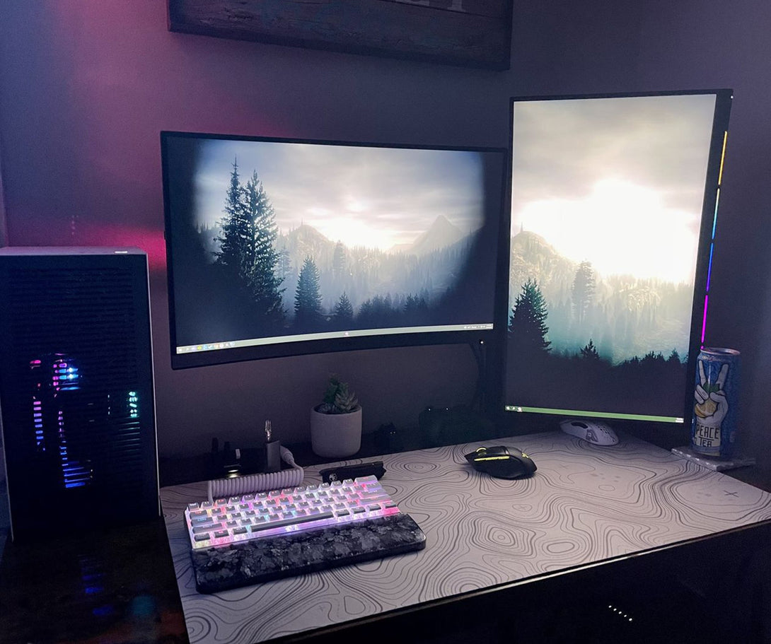 Custom San Diego Mouse Pad - Personalized Name & Number Large Gaming Desk Pad