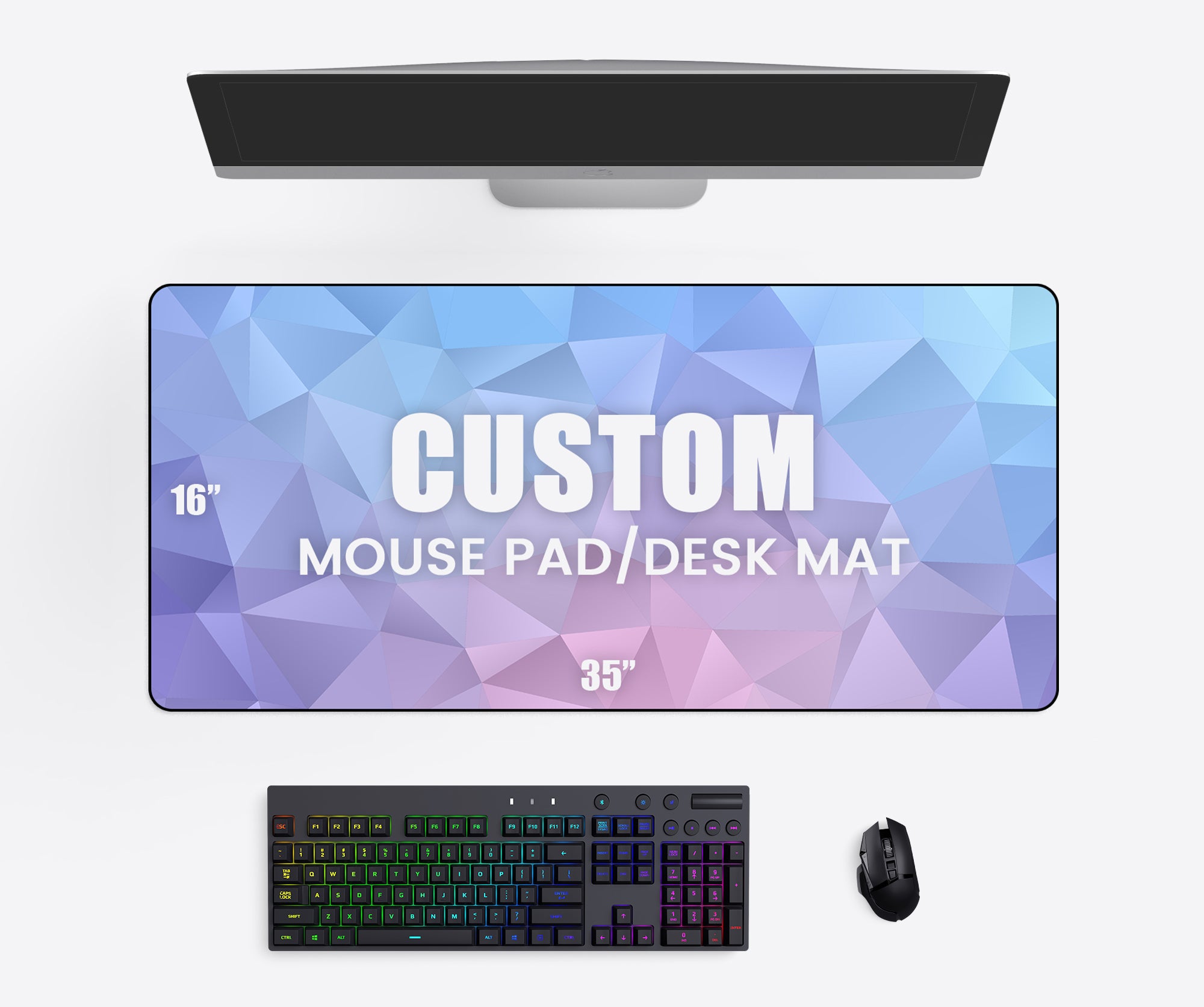 XXL Custom Desk Mat (16x35