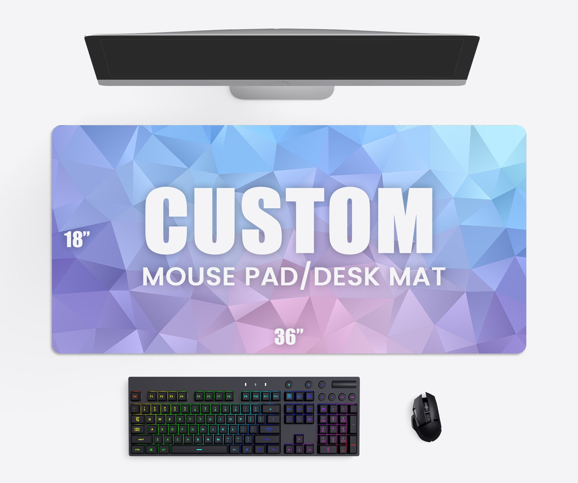 XXL Custom Desk Mat (18x36