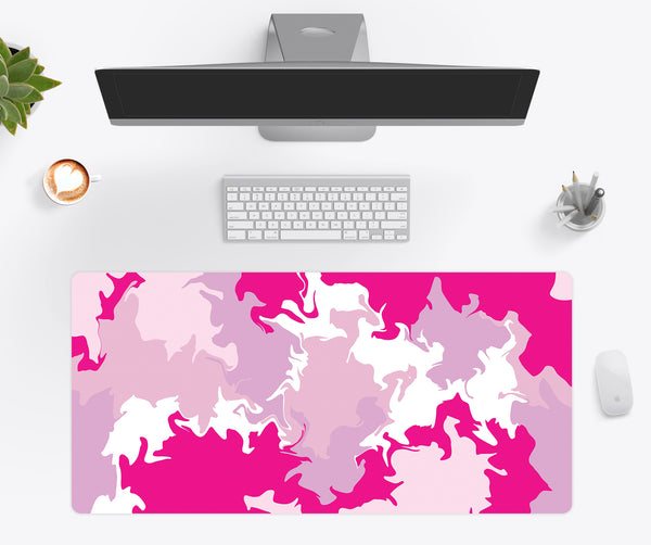 Erratic Pink Desk Mat