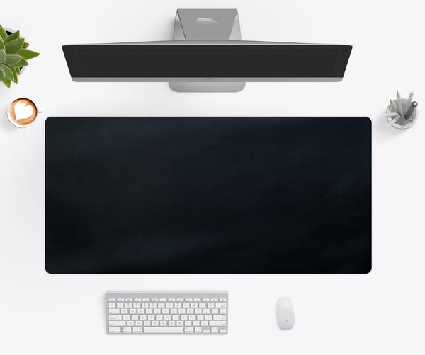 Black Leather Desk Mat