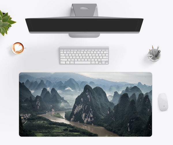 Li River Desk Mat