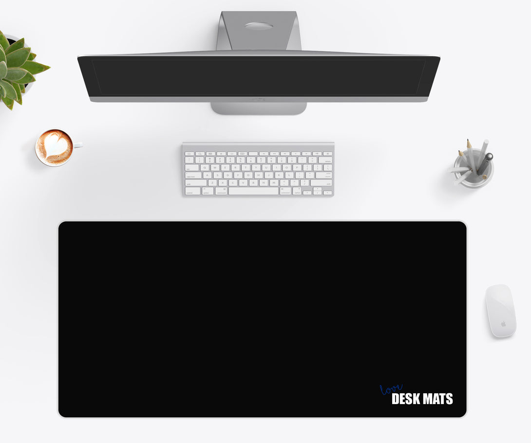 Love Desk Mats Black