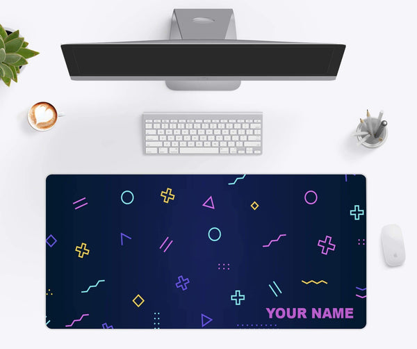 Personalized Memphis Desk Mat