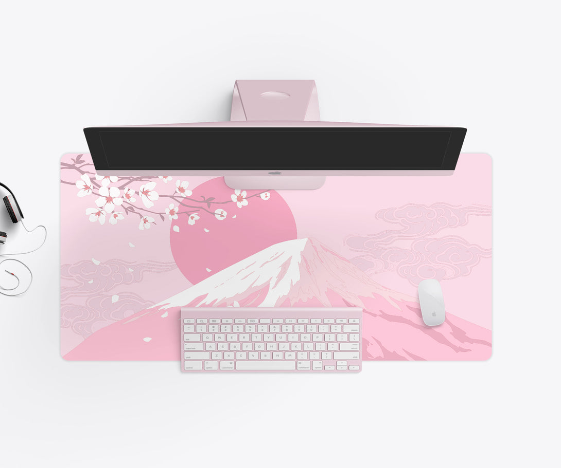 Pink Gamer Girl Mousepad