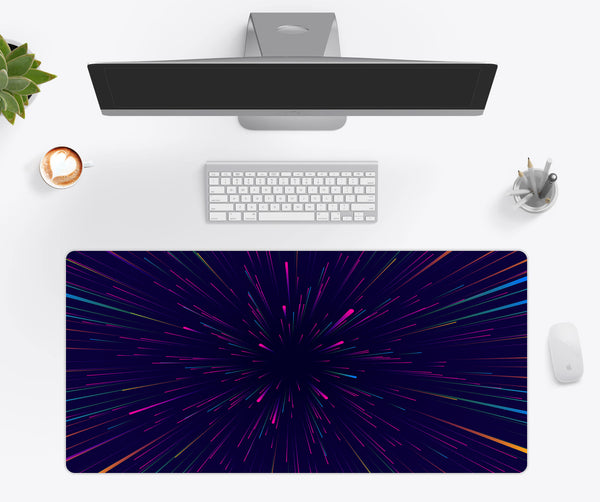 Rainbow Zoom Desk Mat